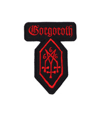 GORGOROTH Patch Embroidered Iron/sew on Black Metal Enslaved Darkthrone