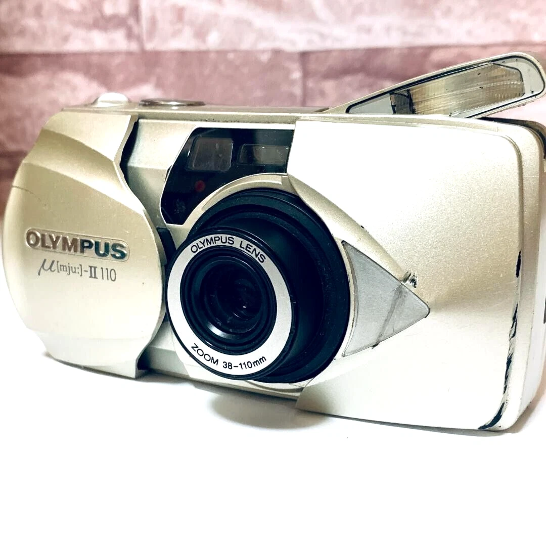 [Exc+4] Olympus μ mju ii 110 Point & Shoot 35mm Film Camera from Japan  Tested