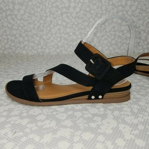 faux suede strappy sandals
