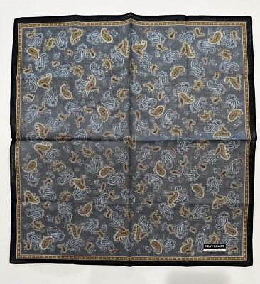 Mouchoir De Poche Homme Ungaro - Motif Paisley Vintage - Coton