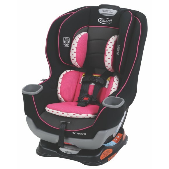 pink convertible car seat
