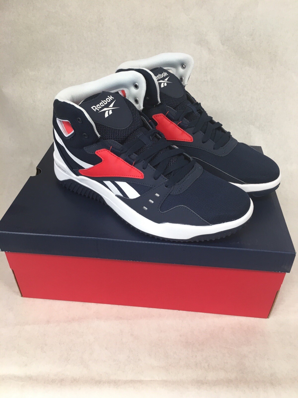 Reebok Mens BB OS Mid FV4472 Blue White 