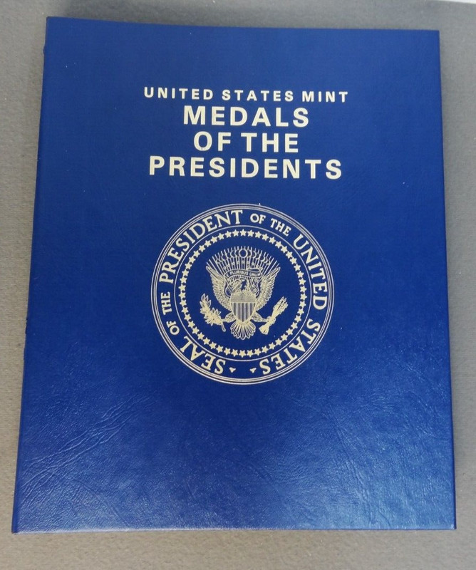 United States Mint Medals Of The Presidents Album Thru Reagan & 6 John Wayne