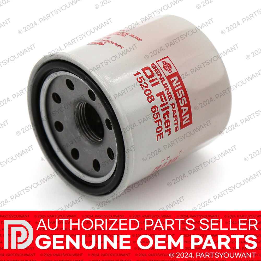 GENUINE Nissan Infiniti OEM Engine Oil Filter + Washer Gasket 15208-65F0E 3 PACK
