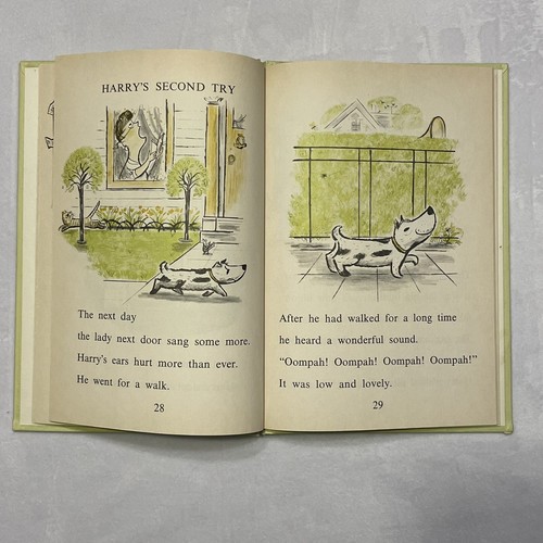 Vintage 1960 1st Edition Harry and the Lady Next Door - Hardcover By Gene Zion - Imagen 14 de 22