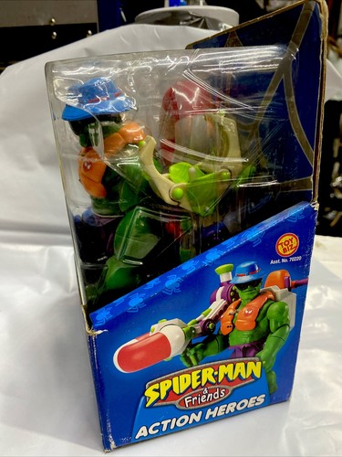 Marvel Spiderman & Friends HULK Action Heroes Playwell - 2002 RARE Orange Vest - Picture 5 of 7