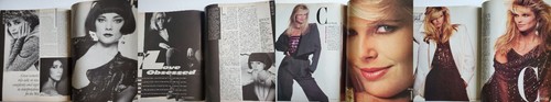 1984 Harper's Bazaar LINDA EVANS Phoebe Cates Christie Brinkley Farrah Fawcett - Imagen 12 de 17