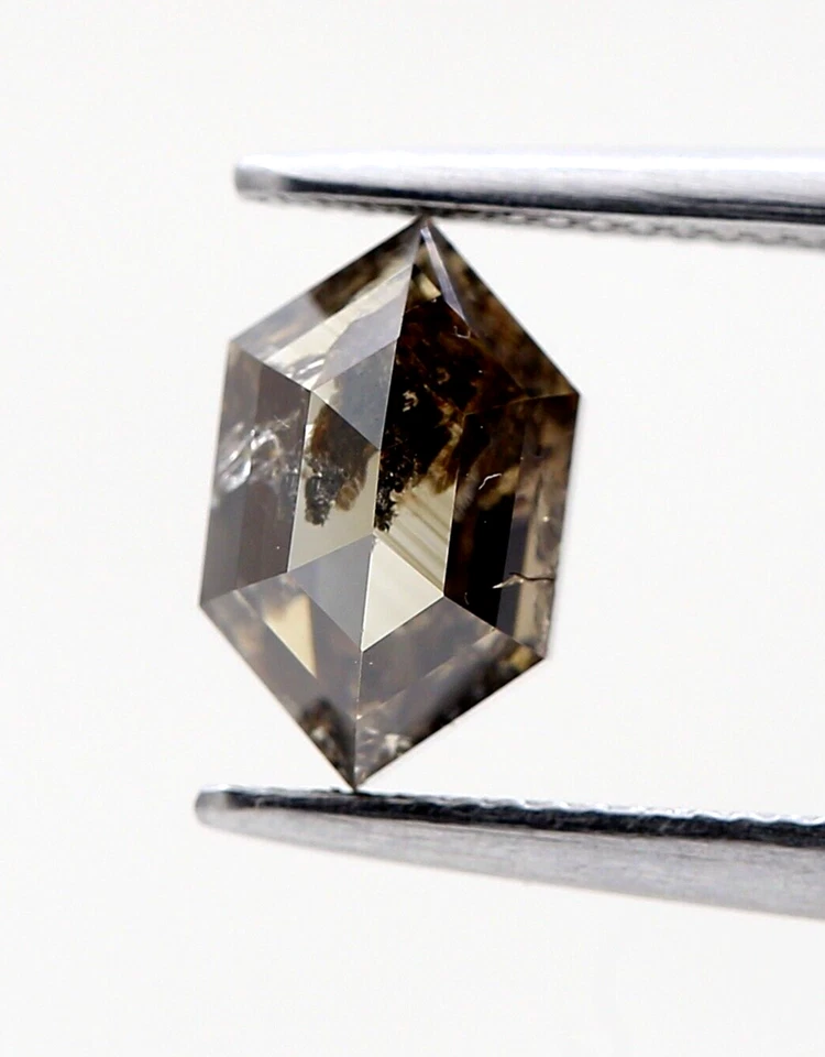 Natural Diamond Brown diamond Hexagon Fancy diamond 1.18tcw For Father Day gift - Image 3 of 4