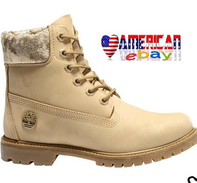 timberland 6 inch premium beige