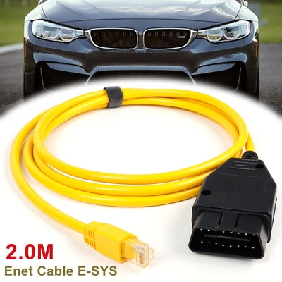 PER BMW Cavo Ethernet a OBD Enet E-SYS F/G-Series Codifica IcoM ICOM Enet Line