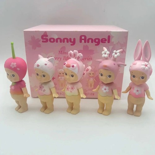 5pcs Sonny Angel Cherry Blossom Spring Series Mini Figure Limited Edition Box AU - Picture 2 of 6