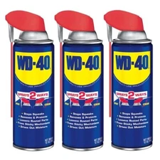 New Multi Purpose Original WD-40 Formula Lubricant Spray 3-PACK w/. Smart Straw