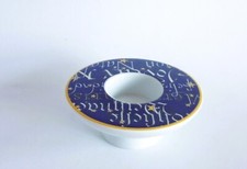 PORZELLAN TEELICHTHALTER -TISCHLICHT-WEIHNACHT-KERZENLEUCHTER -ARZBERG - KOBALT