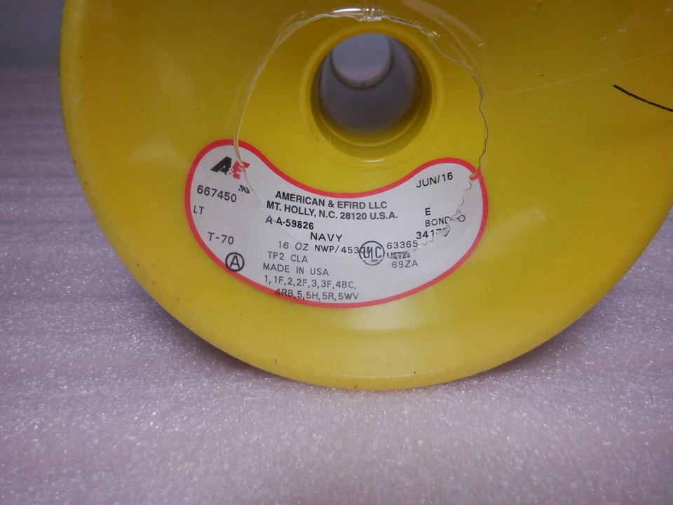 AMERICAN & EFIRD A-A-59826 TYPE 2 NAVY BLUE THREAD BONDED NYLON SIZE E - Image 3 of 3