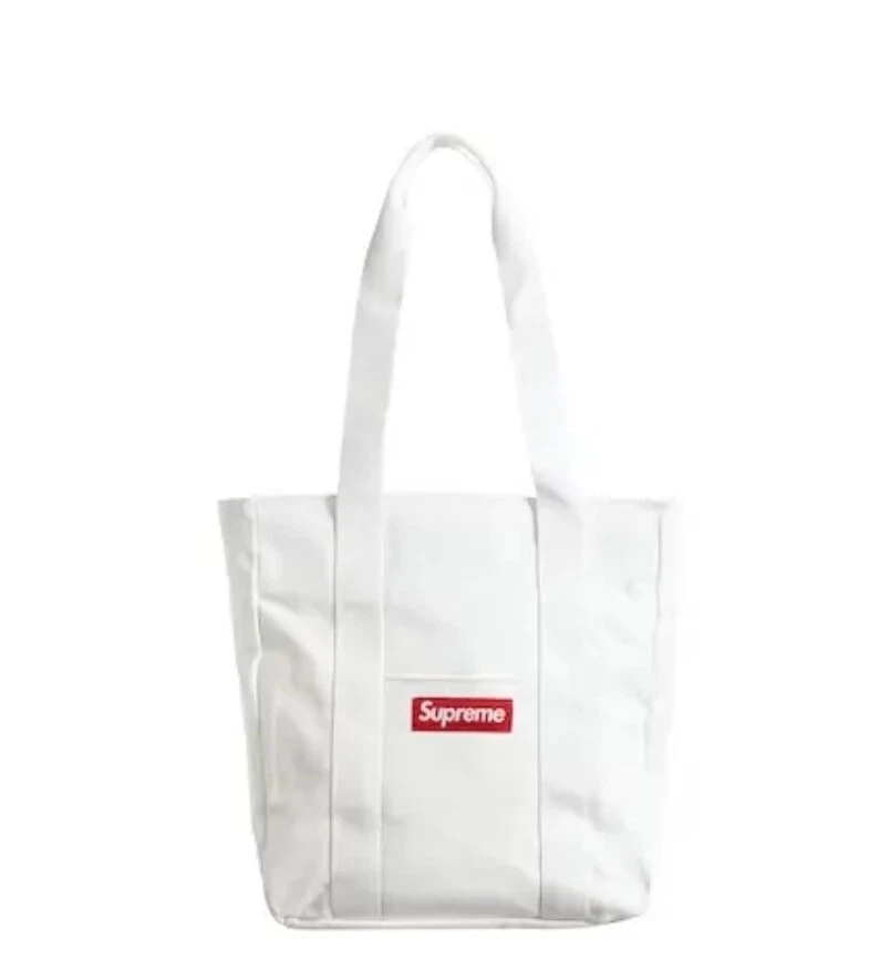 Sac fourre tout en toile suprême blanc flambant neuf 