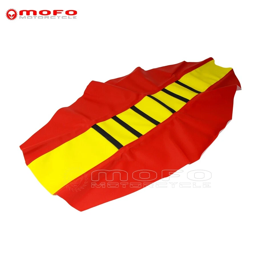 MX Enduro Traction Gripper Soft Seat Cover Rib Skin Dirt Bike Off Road For Honda - Imagem 3 de 4