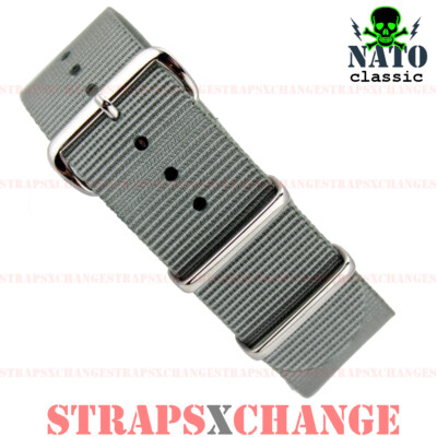 Classic NATO® G10 GREY armed military forces diver's watch strap
