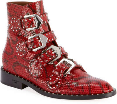 red givenchy boots