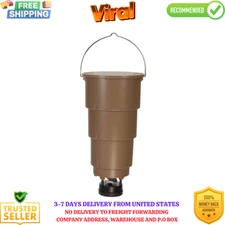 Moultrie 5-Gallon All-In-One Hanging Broadcast Deer Feeder with Adjustable Timer