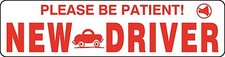 New Driver Be Patient Student Driver Magnet Driver's Ed #5 USA Made