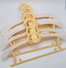 Vintage Childrens Hangers Adjustable Baby Child Clothes Kids Lot 8 Teddy Bear