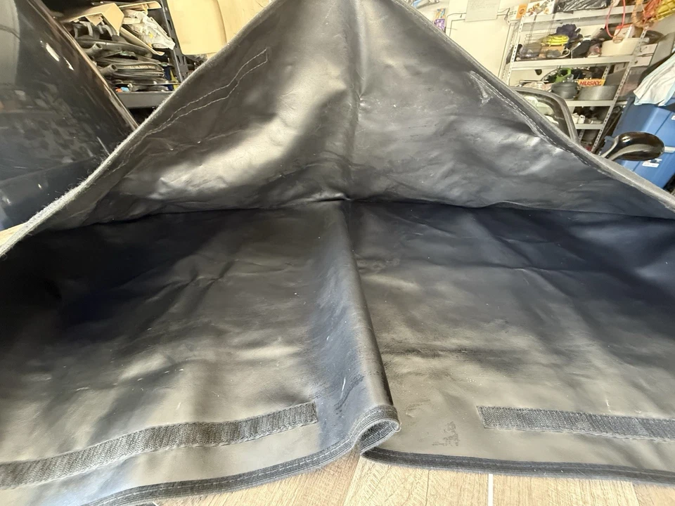 BMW Z8 ROADSTER 00-03 OEM BOTA TONEL CUBIERTA ALMACENAMIENTO BOLSA / BOLSA, LONA NEGRA Foto 3 de 4