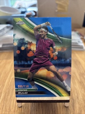 2025 Topps Chrome Casper Ruud Blue Refractor #/150