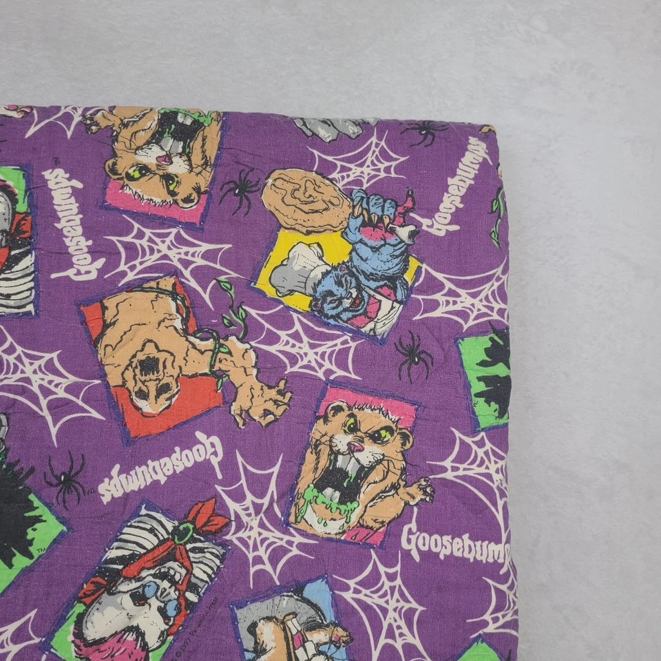 Vintage Goosebumps Comforter Heavy Blanket 84" x 48"  Retro Nostalgic 90s 1997 - Image 4 of 4