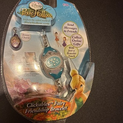 Disney s Pixie Hollow Tinker Bell Clickables Fairy Friendship Bracelet New