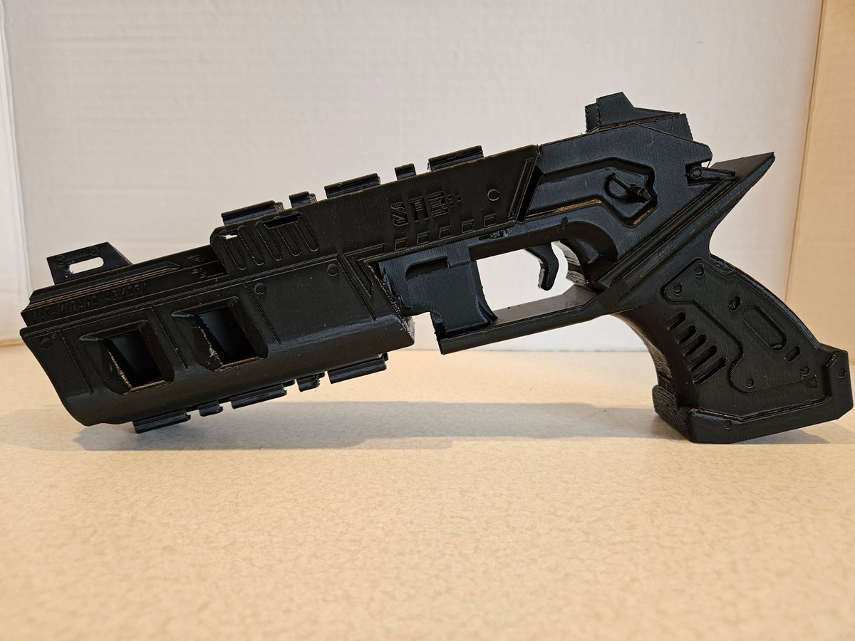 3d Printed Mozambique Pistol Apex Legends 1/1 Scale Black Fully