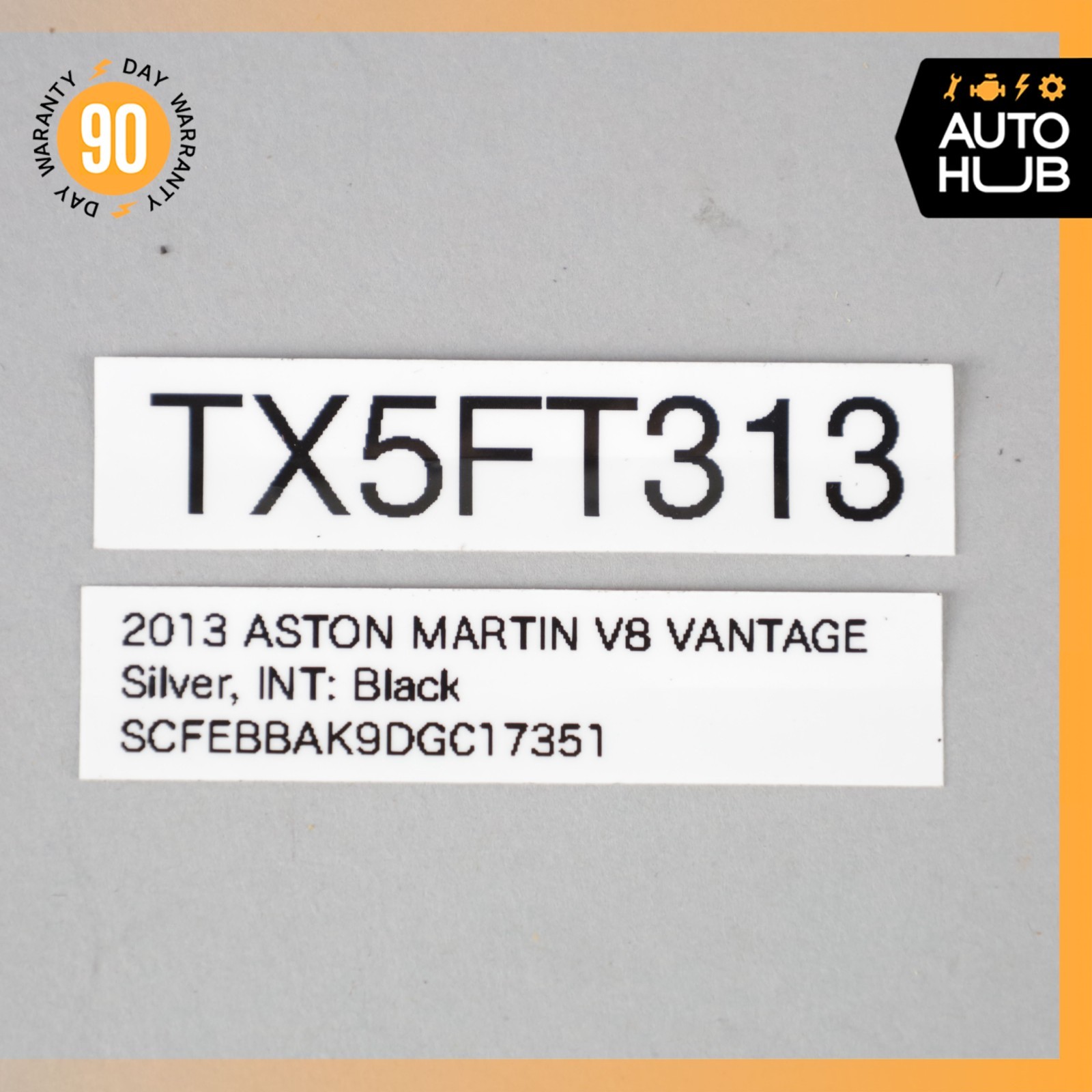 10-17 Aston Martin V8 Vantage Side View Door Mirror Right AG3317682AF OEM 26k