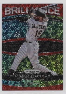 2020 Prizm Brilliance Quick Pitch Red Donut Circle 97/149 Charlie Blackmon 02v3