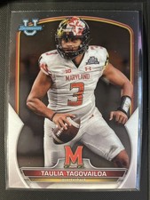 #3 Taulia Tagovailoa, Maryland Terrapins 2022 Bowman University Chrome Base