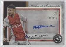 2020 Topps Museum Collection UCL Archival 183/250 Naci Unuvar #AA-NU Auto 0y42