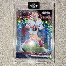 Panini Prizm 2018 Jimmy Garoppolo 49ers #25 Rookie Football Card. rookie card picture