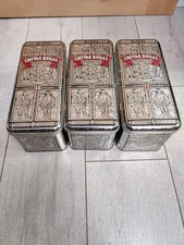 3 PCs Set Chivas Regal 12 Year Scotch Whisky Collectible Metal Tin Empty Barware