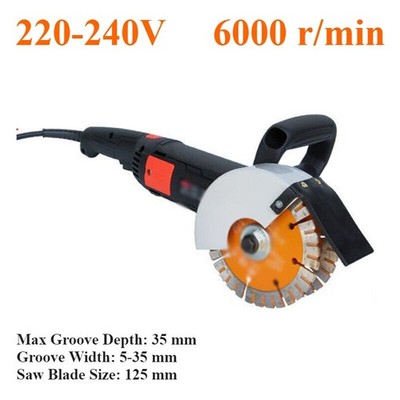 Slotting Machine 220V Electricity Installation Engineering Wall Groove Cutting- 