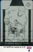 2010-11 Panini Zenith Black Printing Plate #87 Clarke MacArthur 1/1