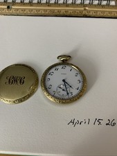Beautiful VTG Elgin GF Pocket Watch 26741772 Not Working ,but Wants To
