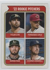 2023 Heritage Topps Rookie Stars SP Fernando Cruz Tyler Cyr Cooper Criswell 0t2