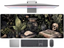 Dark Academia Desk Mat Mouse Pad XL Extended Large Gaming Desk Pad Mousepad, ...