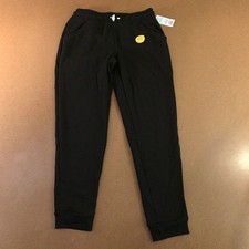 Cat  Jack Boys Size XL 14/16 Black Drawstring Jogger Pants NWT