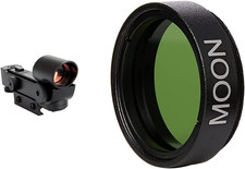 Starpointer Finderscope and Telescope Moon Filter Eyepiece Accessory Bundle