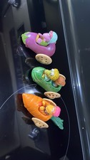 1988 McDonalds Happy Meal Fraggle Rock Veggie Cars 3 Pcs