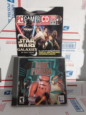 PC Gamer Vintage Demo CD February 2006 Star Wars Galaxies + Dark Forces - #162c