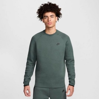 Nike Sportswear Tech Fleece Crewneck Sweatshirt Vintage Green
