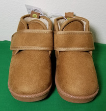 First Steps Brown Fleece Lined Boots Toddler Size 9 Winter Warm Cozy NWT