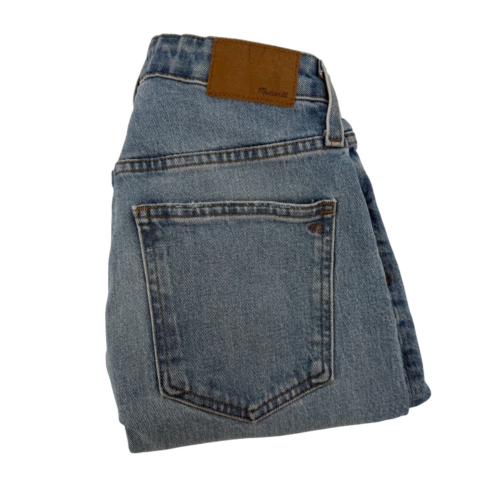 Madewell Curvy Perfect Vintage Wide-Leg Crop Jeans 26 High Rise Raw Hem
