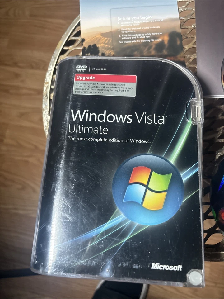 Microsoft Windows Vista Ultimate Upgrade DVD de 32 bits y 64 bits Foto 4 de 4