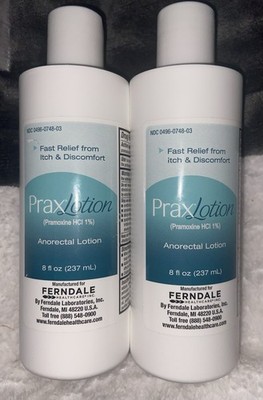 Prax Lotion For Itching Skin  8 oz By Prax Lotion-.Lot of TWO! Exp.10/26